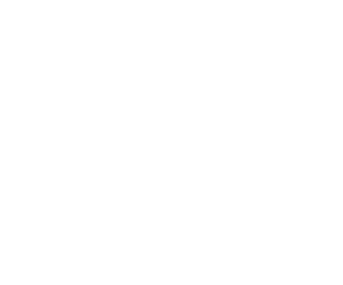 A line-art illustration of a cat walking through tall grass, in the style of a North Wales tattoo studio.